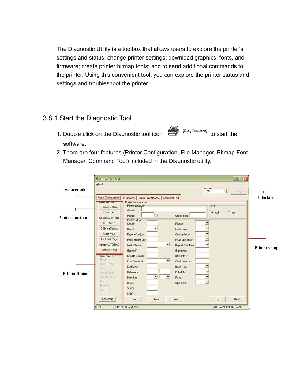 8 diagnostic tool | AMT Datasouth M5TT Plus User Manual | Page 24 / 42