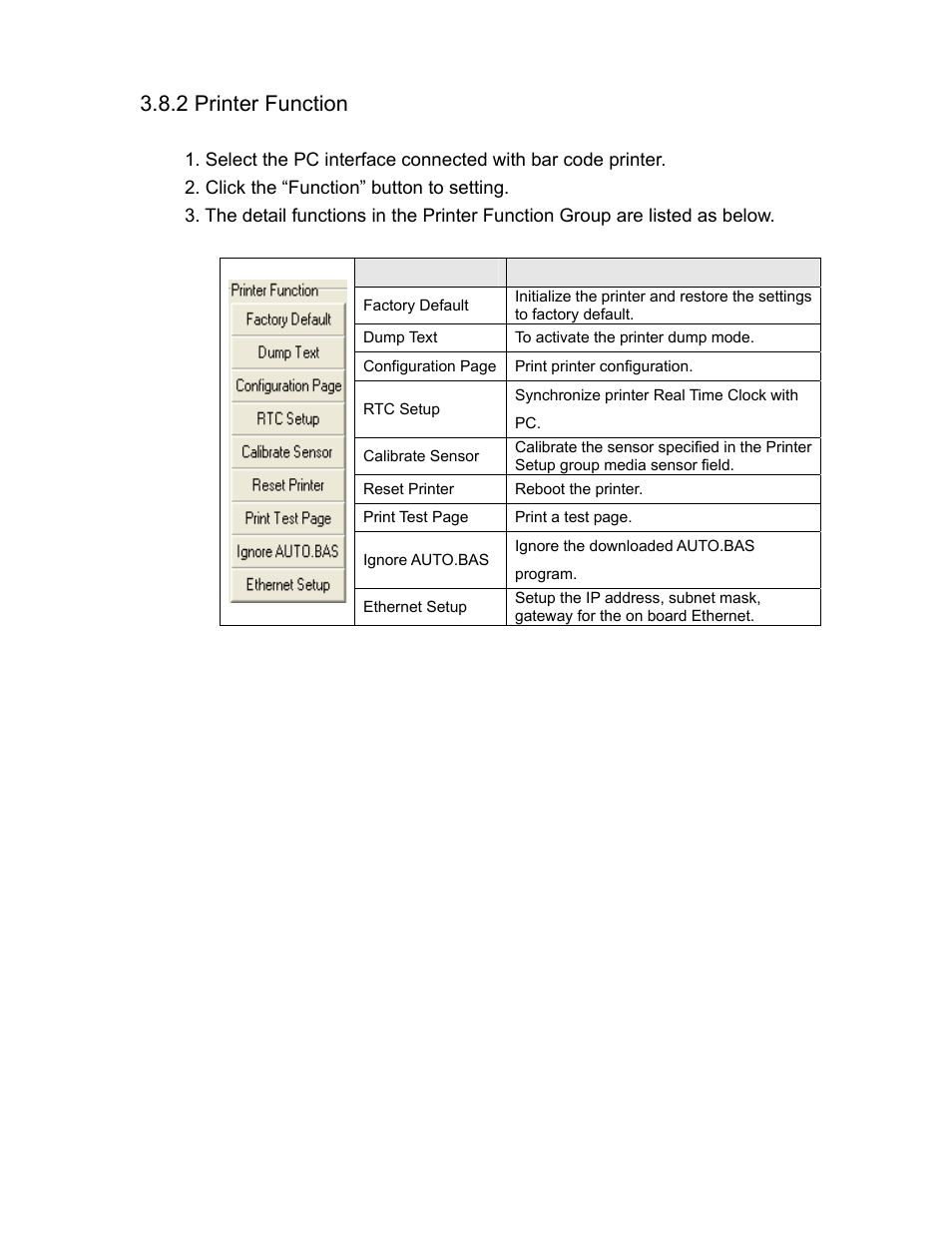 2 printer function | AMT Datasouth M5TT Plus User Manual | Page 25 / 42