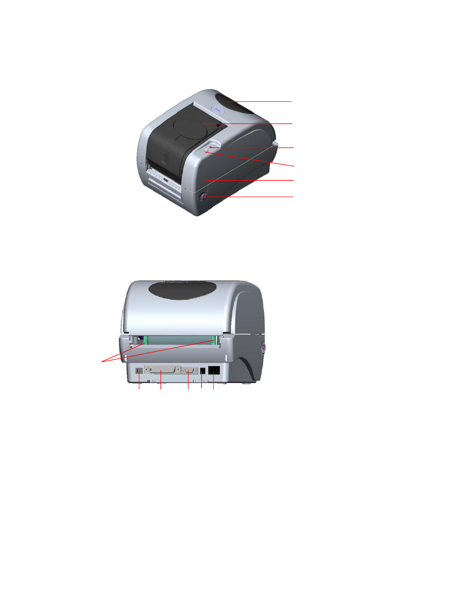 3 printer parts | AMT Datasouth M5TT Plus User Manual | Page 6 / 42