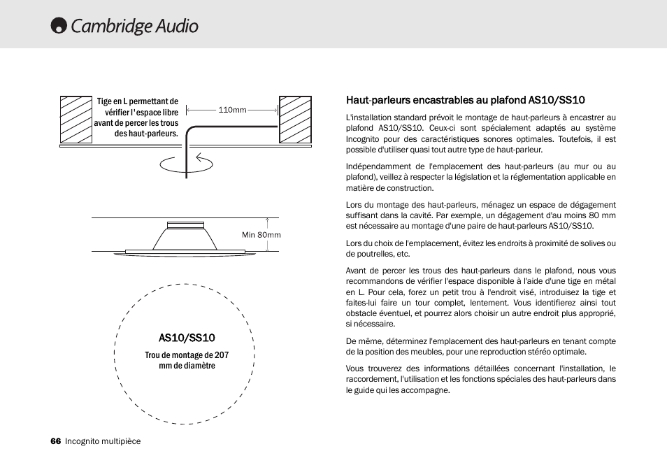 Cambridge Audio Multi-room speaker system User Manual | Page 66 / 194