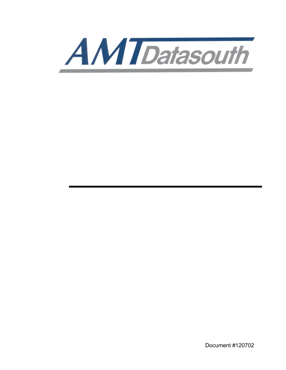 AMT Datasouth M7 User Manual | 73 pages