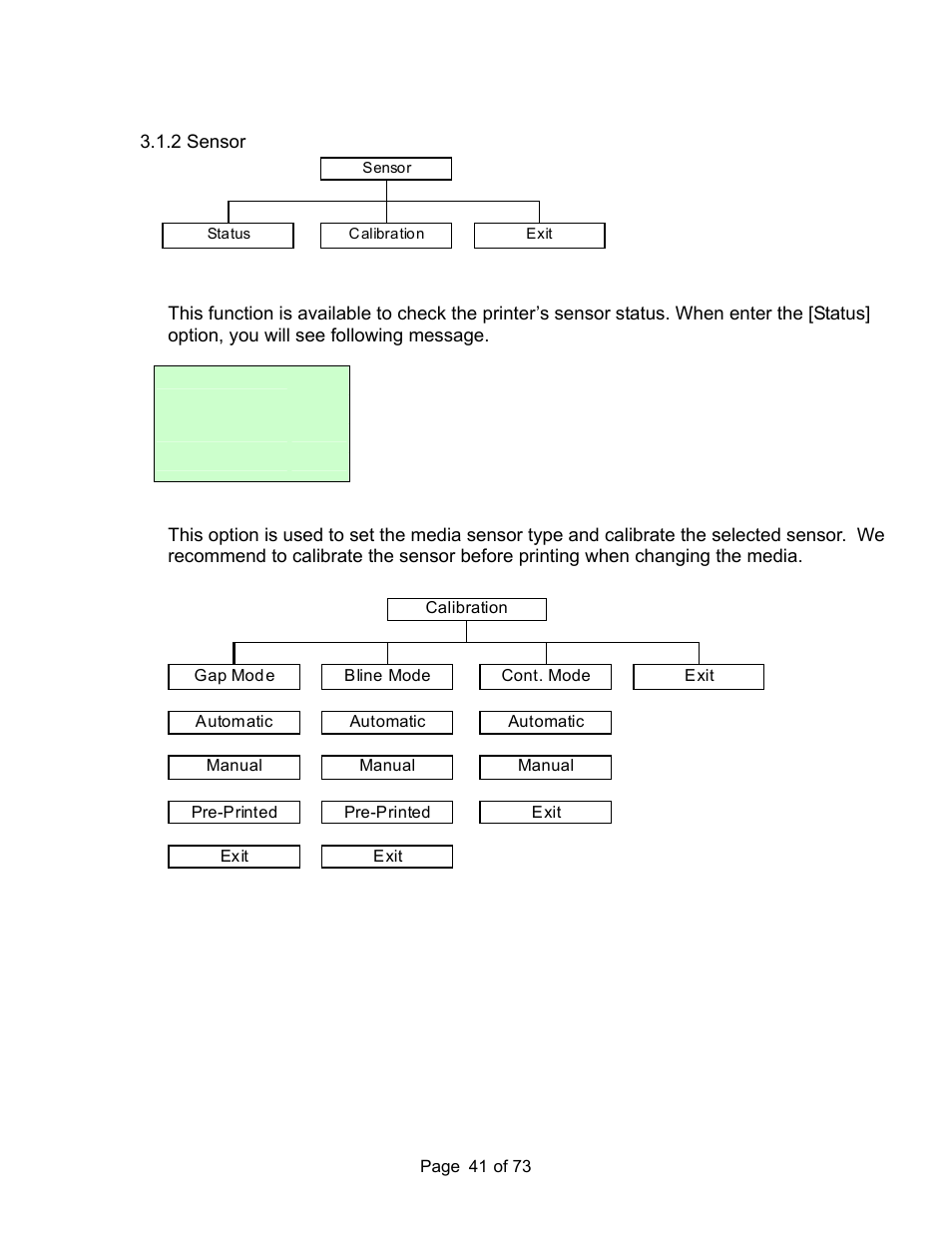 2 sensor | AMT Datasouth M7 User Manual | Page 41 / 73