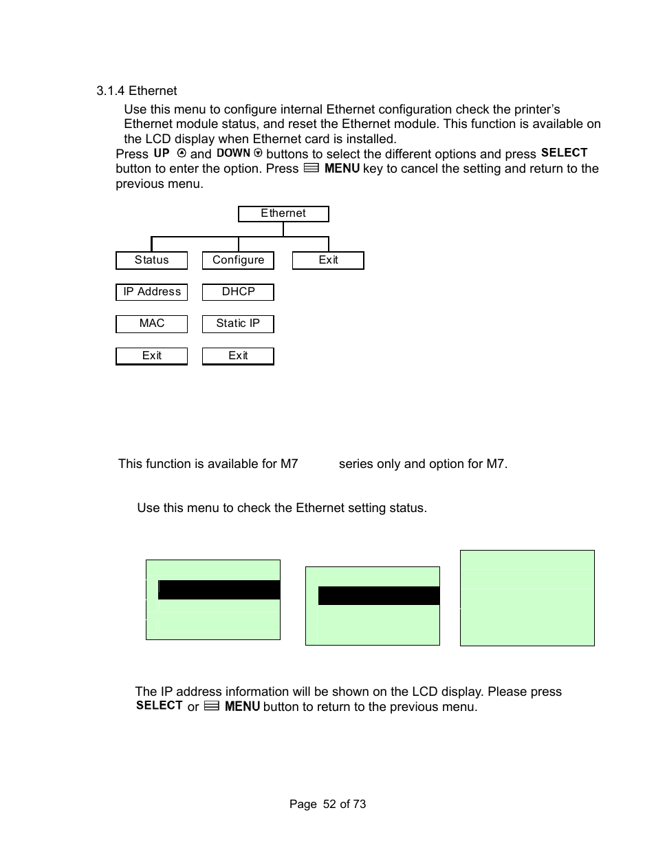 4 ethernet | AMT Datasouth M7 User Manual | Page 52 / 73