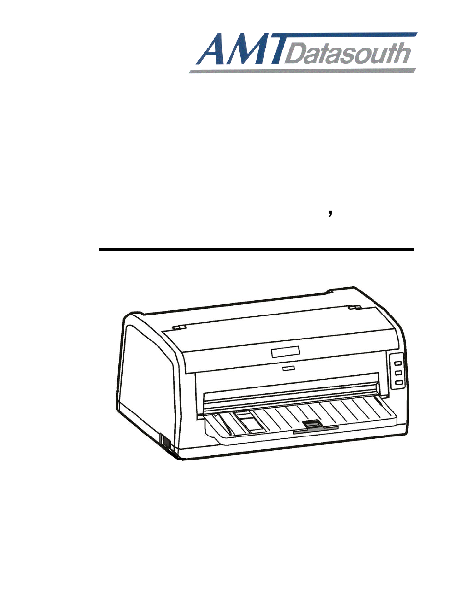 AMT Datasouth Documax 5380 User Manual | 38 pages