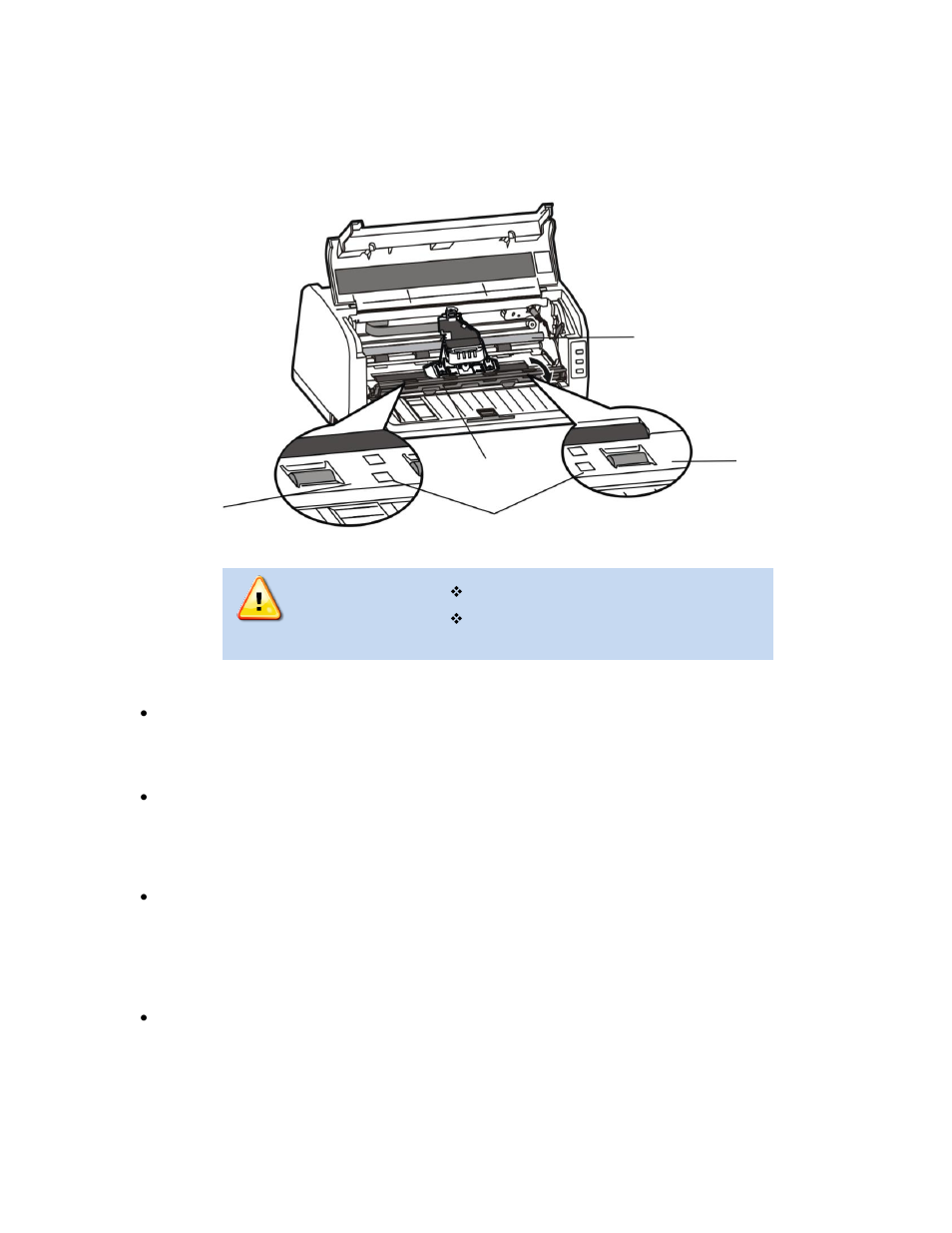 Printer maintenance, Caution | AMT Datasouth Documax 5380 User Manual | Page 37 / 38