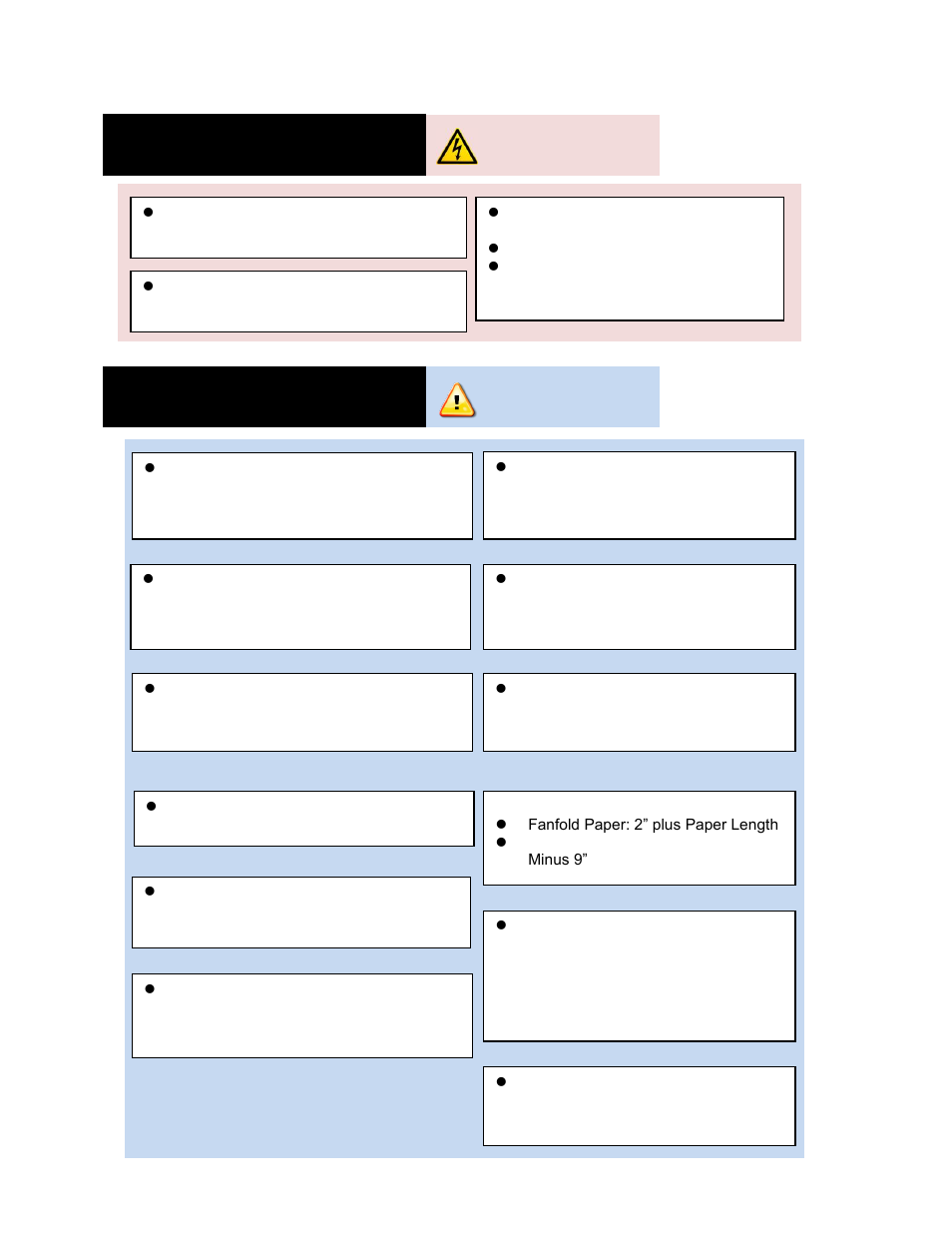 User caution, Caution, Operational safety | Cautions in setting up | AMT Datasouth Documax 5380 User Manual | Page 5 / 38