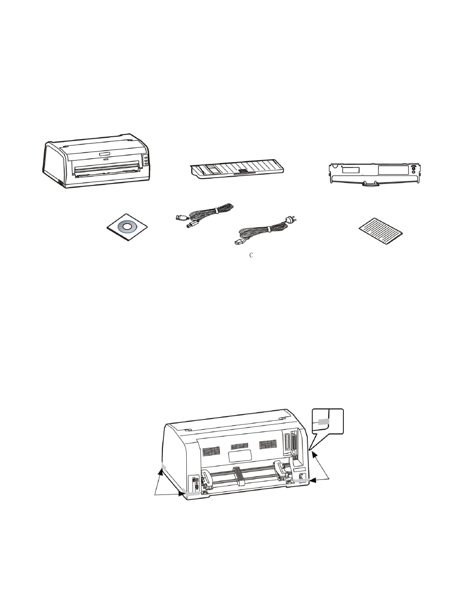 Packaging, Unpacking the printer, Removing protective material | AMT Datasouth Documax 5380 User Manual | Page 6 / 38