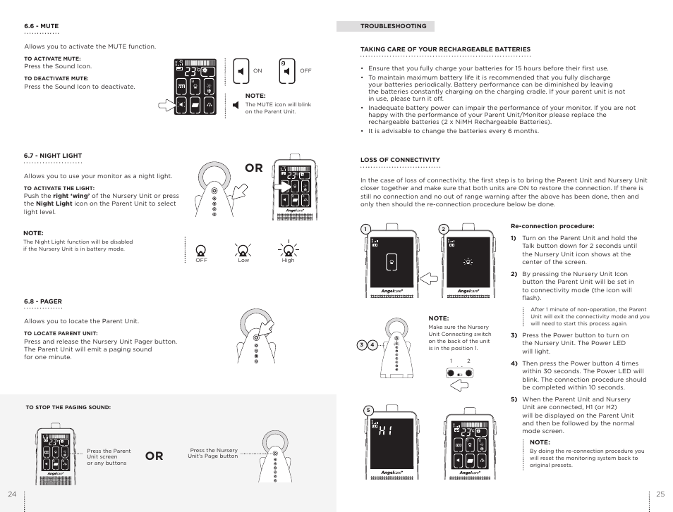 Angelcare AC701 User Manual | Page 13 / 17