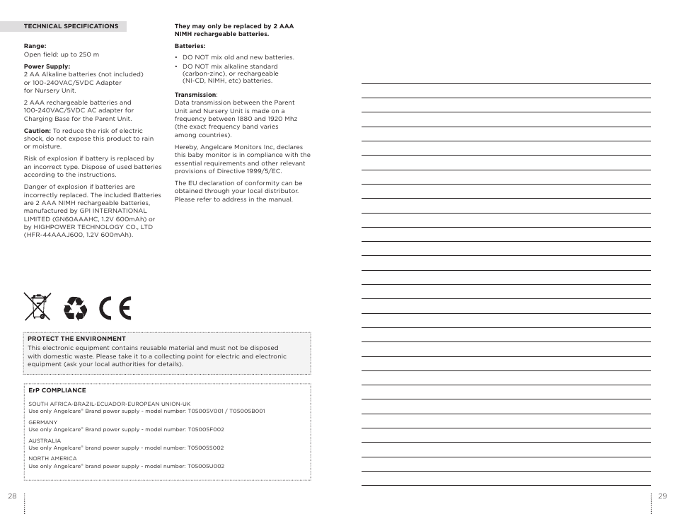 Angelcare AC701 User Manual | Page 15 / 17