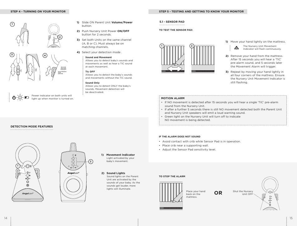 Angelcare AC601 User Manual | Page 8 / 13