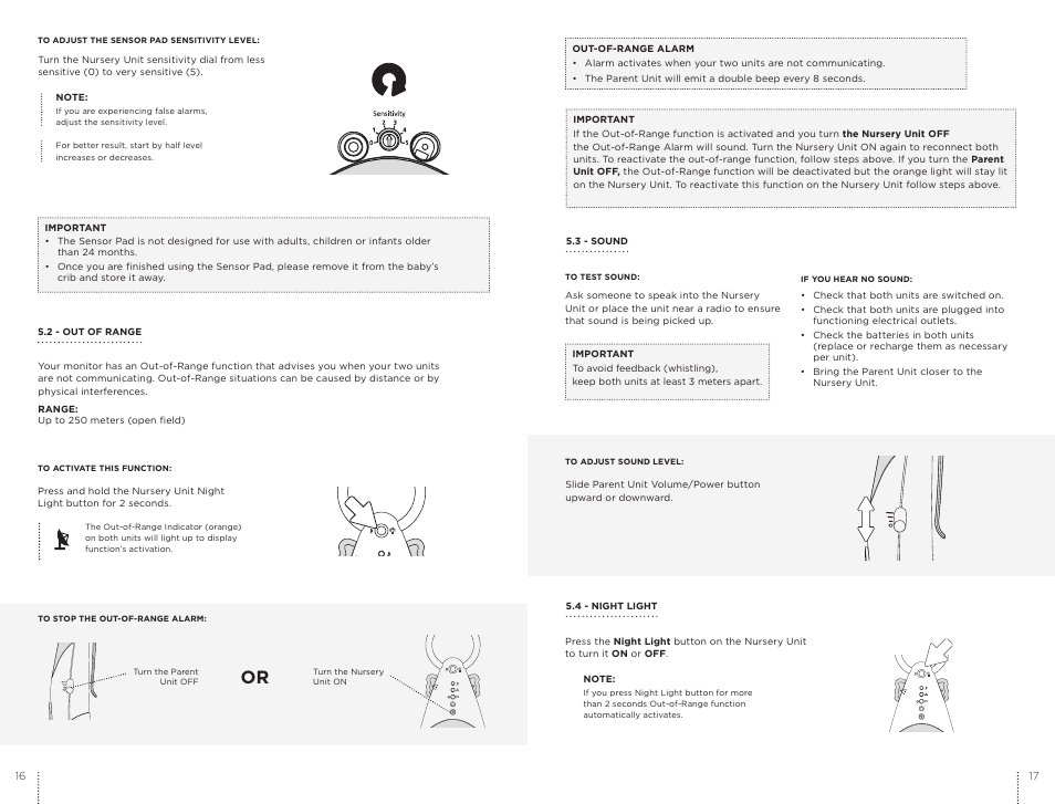 Angelcare AC601 User Manual | Page 9 / 13