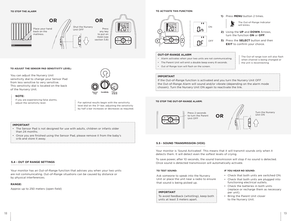 Angelcare AC403 User Manual | Page 10 / 17