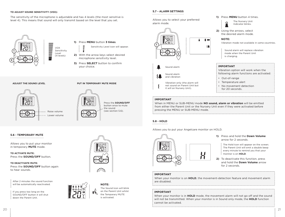 Angelcare AC403 User Manual | Page 11 / 17