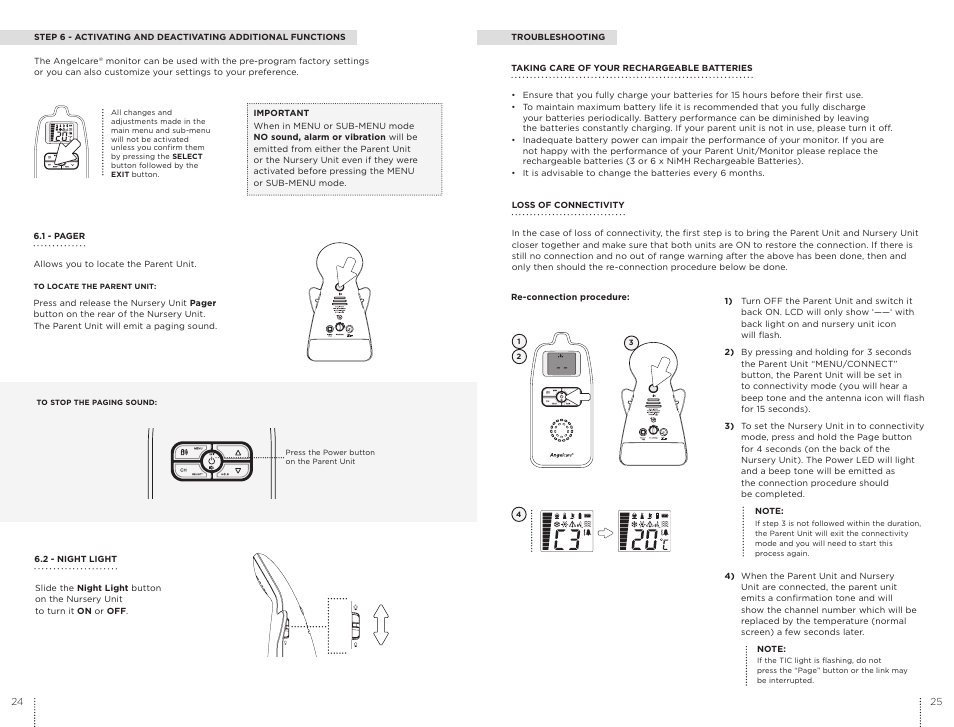 Angelcare AC403 User Manual | Page 13 / 17