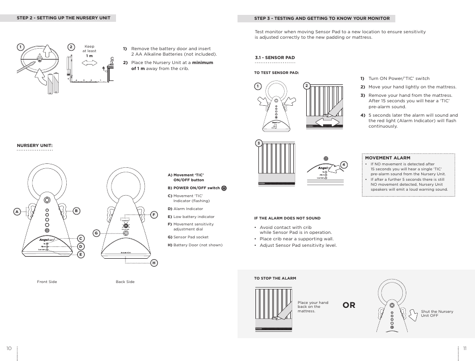 Angelcare AC300 User Manual | Page 6 / 9