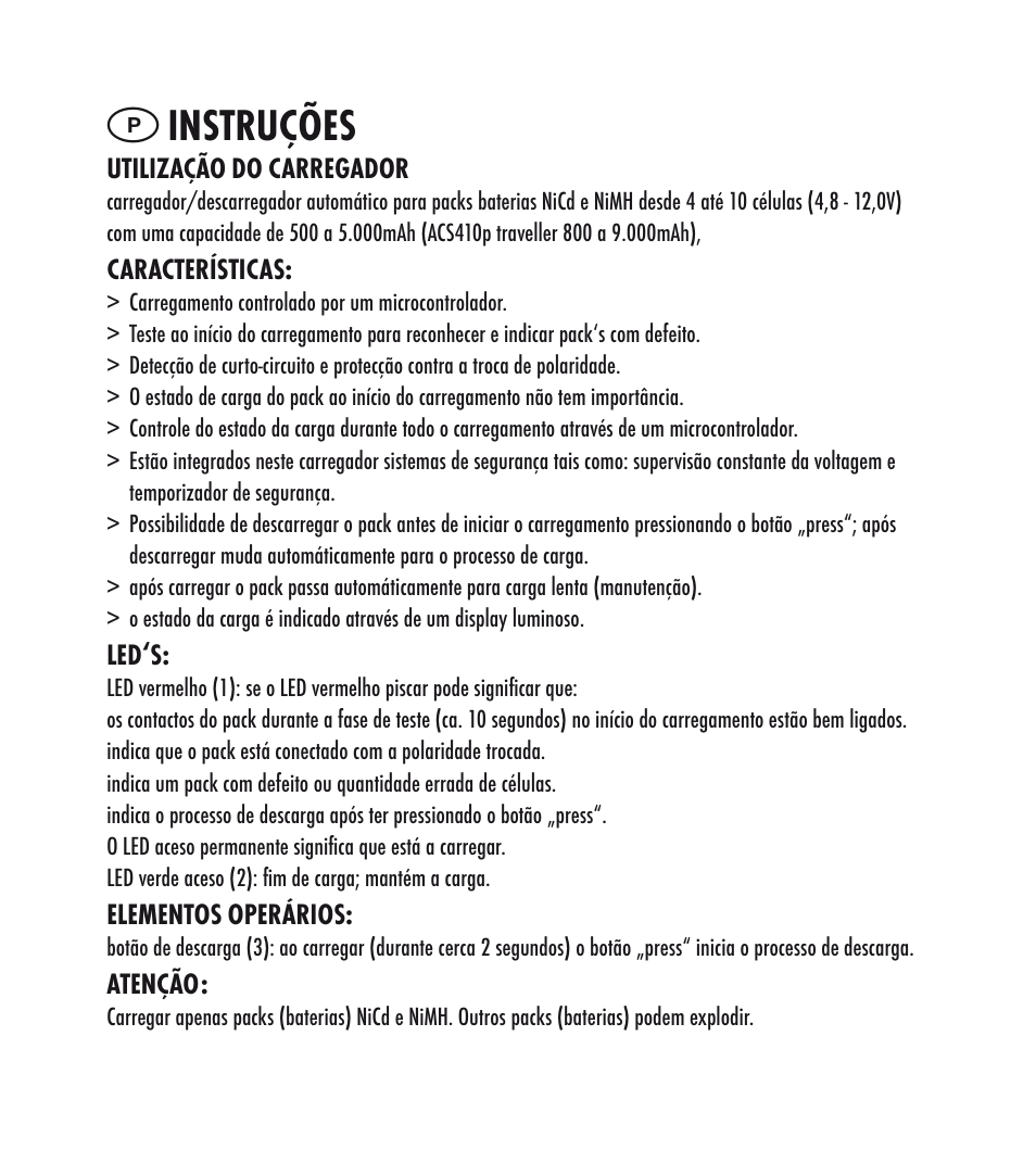 Instruções | ANSMANN 5C07063 ACS 410 traveller mobil User Manual | Page 20 / 32