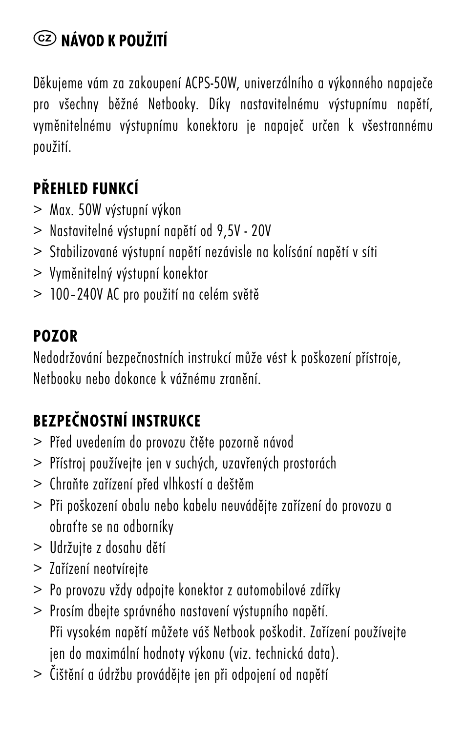ANSMANN 1200-0001 ACPS 50W User Manual | Page 10 / 56