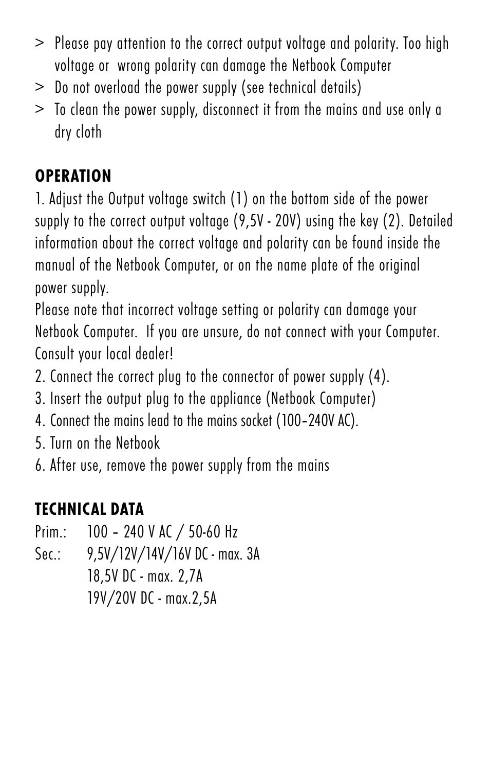 ANSMANN 1200-0001 ACPS 50W User Manual | Page 7 / 56