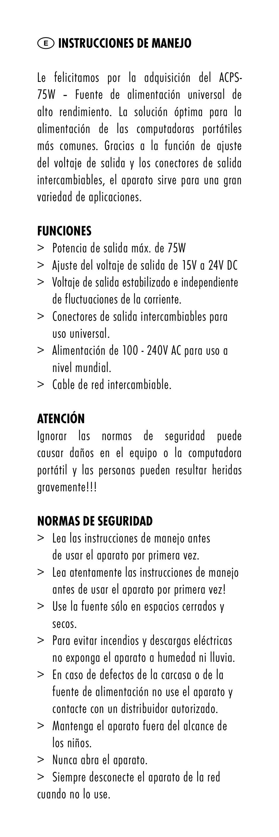 ANSMANN 1200-0005 ACPS 75W User Manual | Page 14 / 56