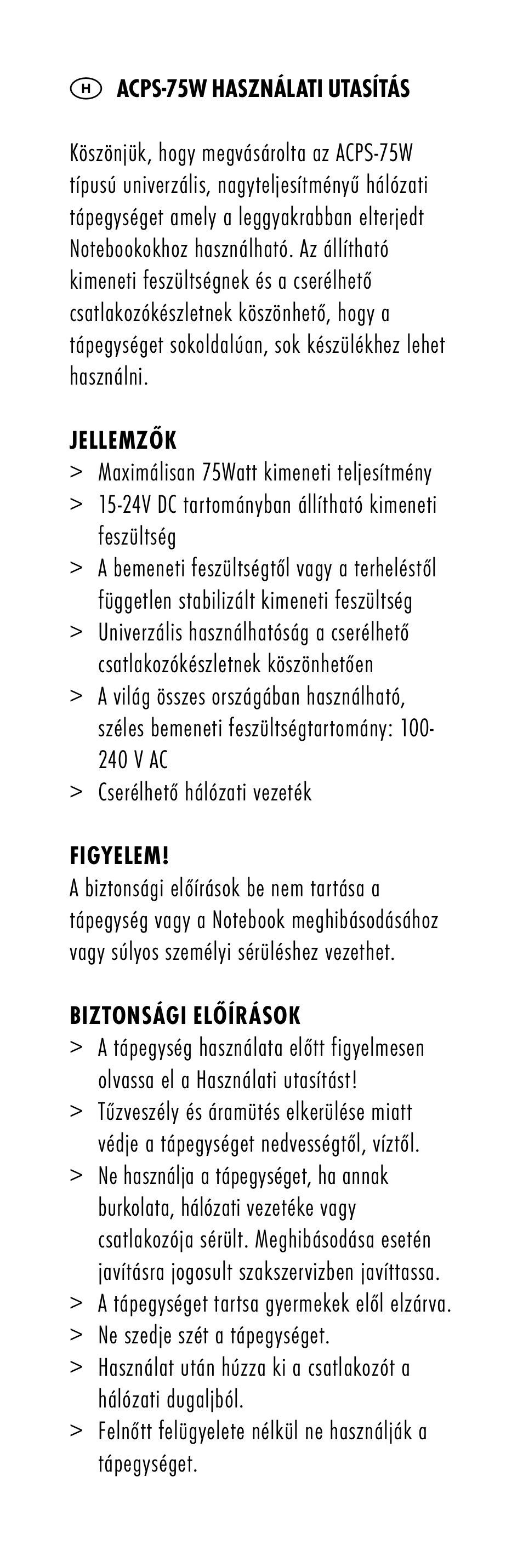 ANSMANN 1200-0005 ACPS 75W User Manual | Page 24 / 56