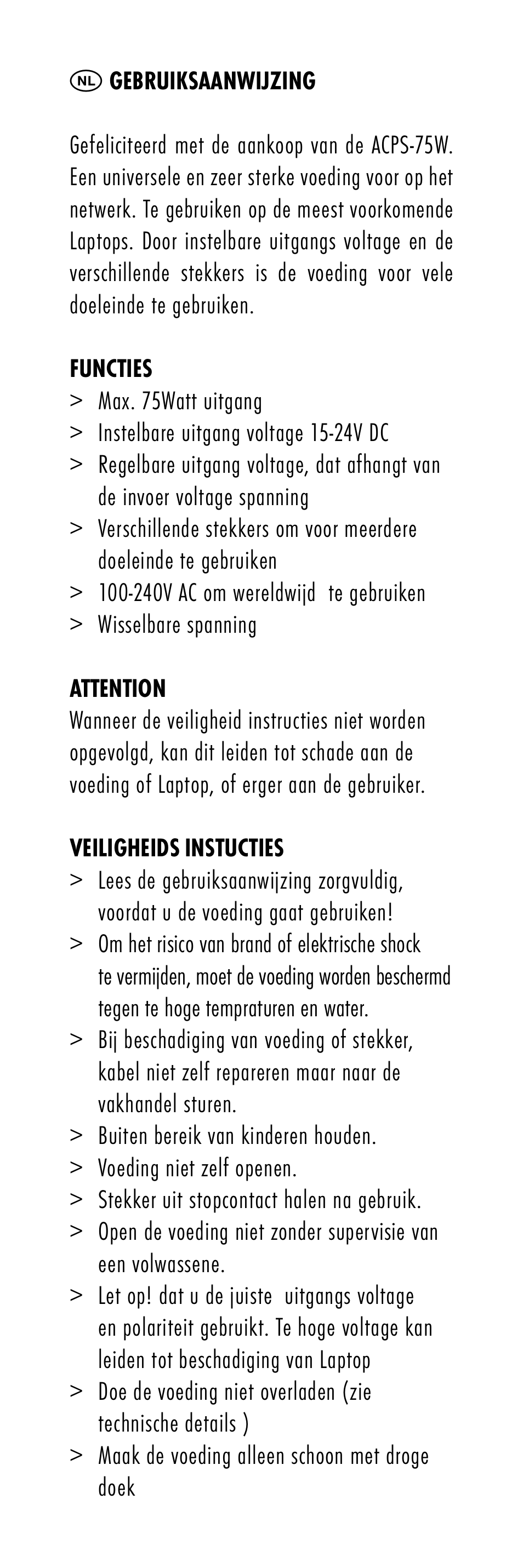 ANSMANN 1200-0005 ACPS 75W User Manual | Page 34 / 56