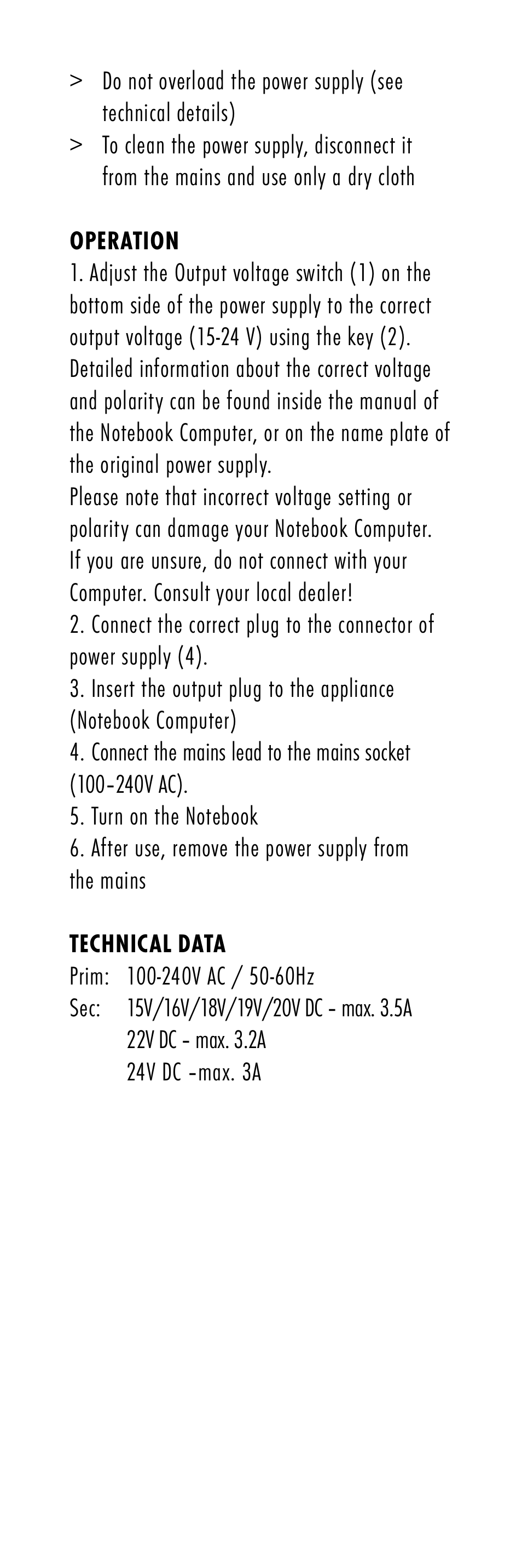 ANSMANN 1200-0005 ACPS 75W User Manual | Page 7 / 56