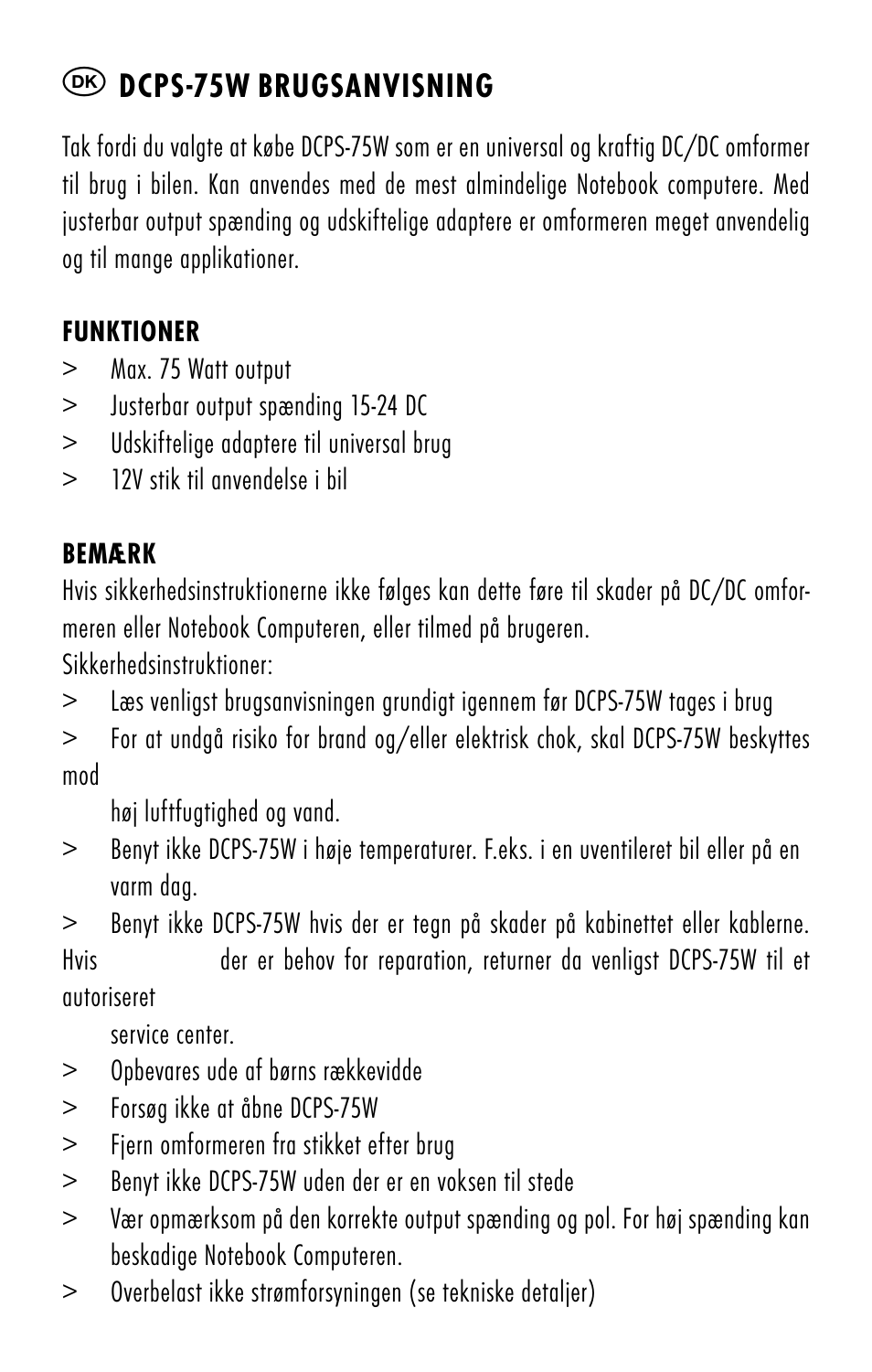 ANSMANN 1200-0006 DCPS 75W User Manual | Page 12 / 56