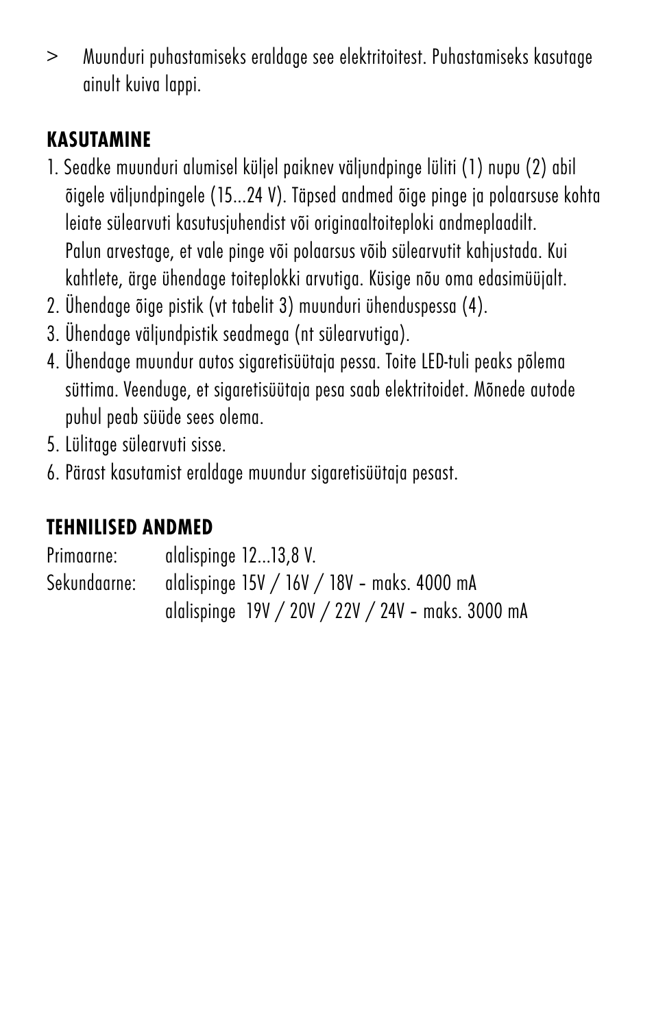 ANSMANN 1200-0006 DCPS 75W User Manual | Page 17 / 56