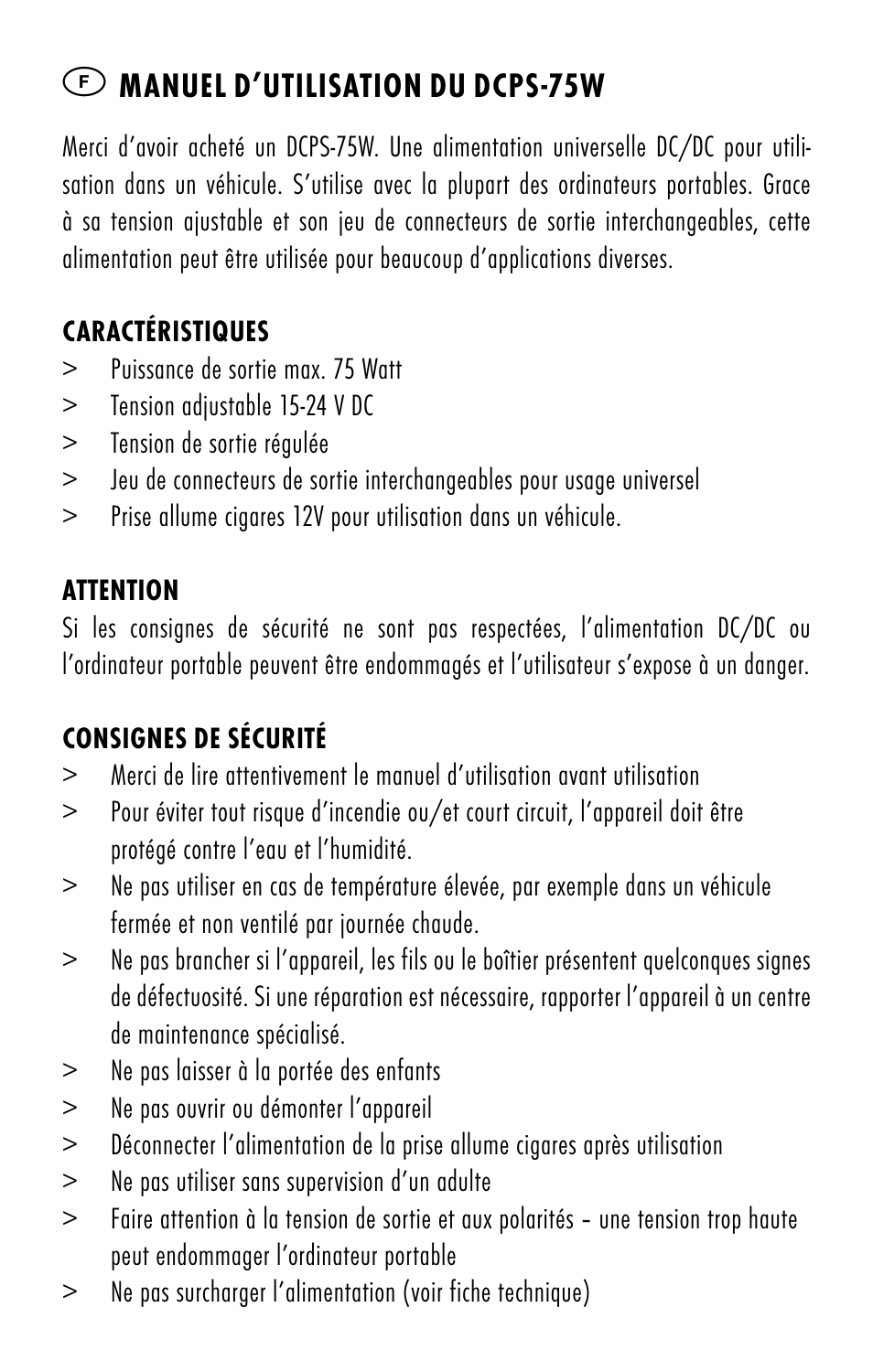 ANSMANN 1200-0006 DCPS 75W User Manual | Page 18 / 56