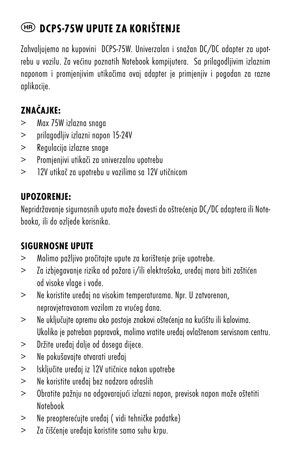 ANSMANN 1200-0006 DCPS 75W User Manual | Page 26 / 56