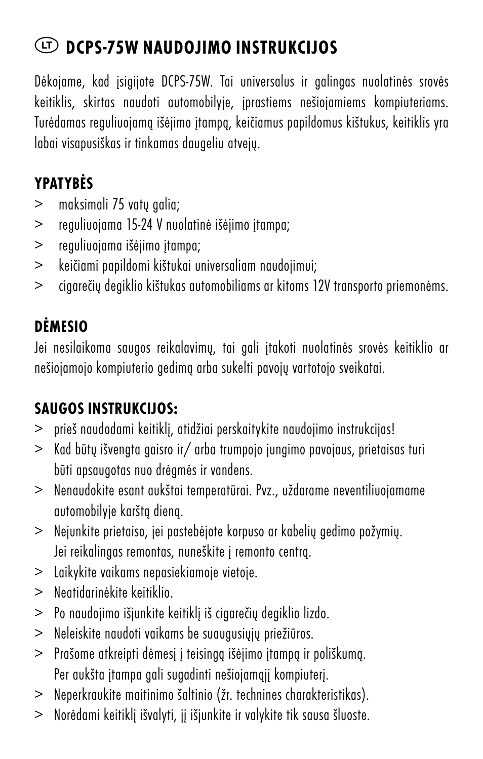 ANSMANN 1200-0006 DCPS 75W User Manual | Page 30 / 56