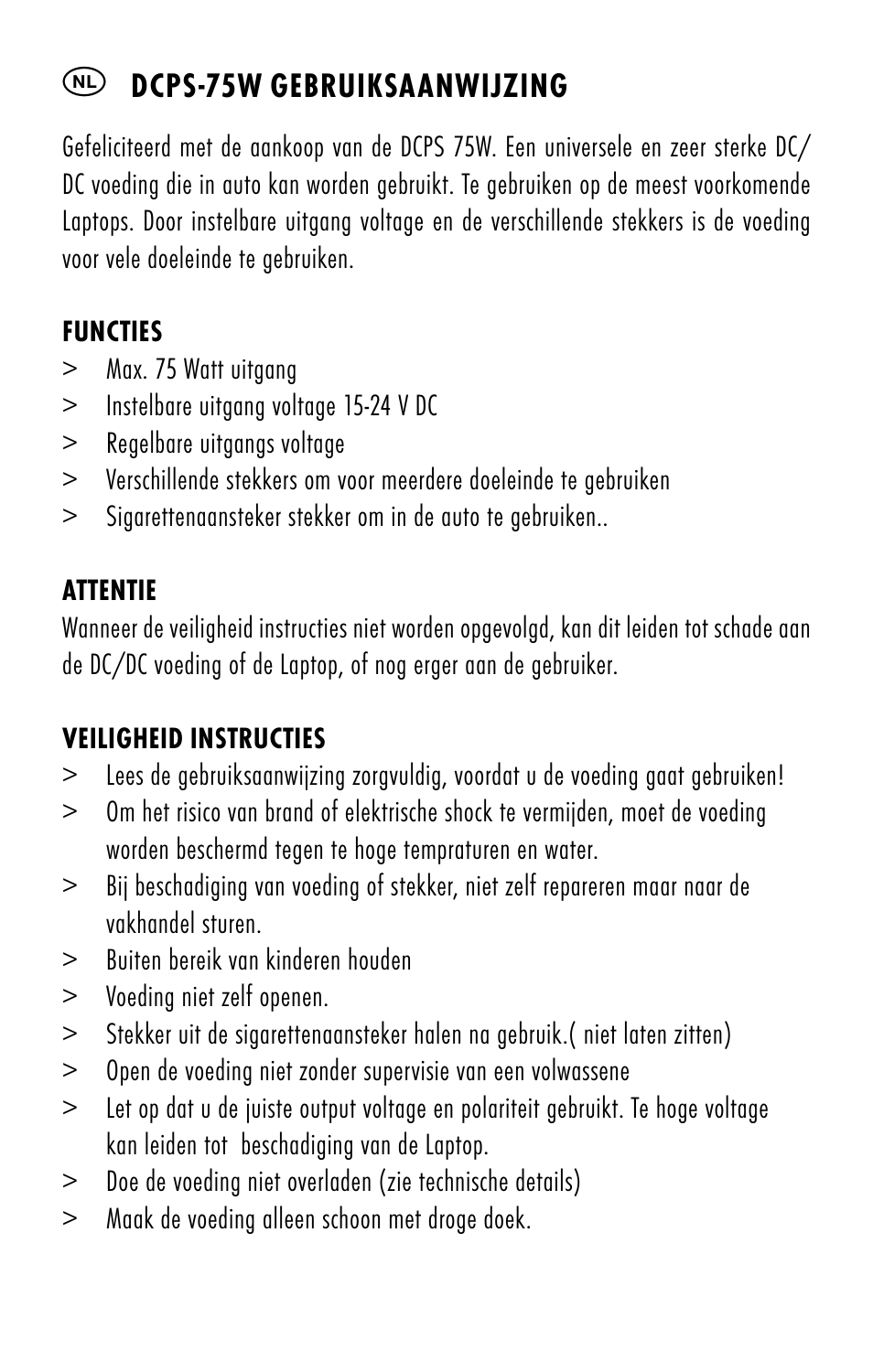 ANSMANN 1200-0006 DCPS 75W User Manual | Page 34 / 56