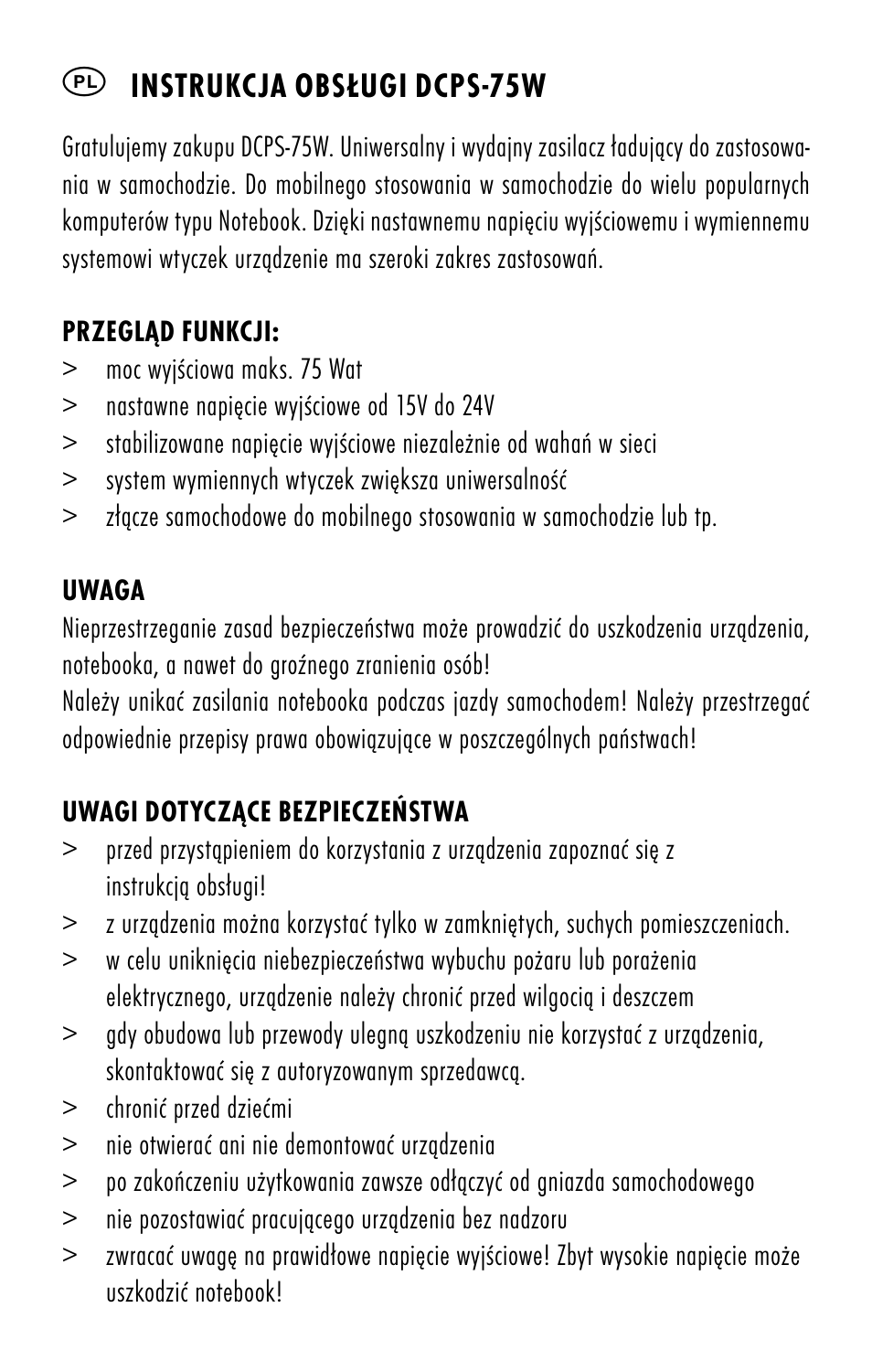 ANSMANN 1200-0006 DCPS 75W User Manual | Page 38 / 56