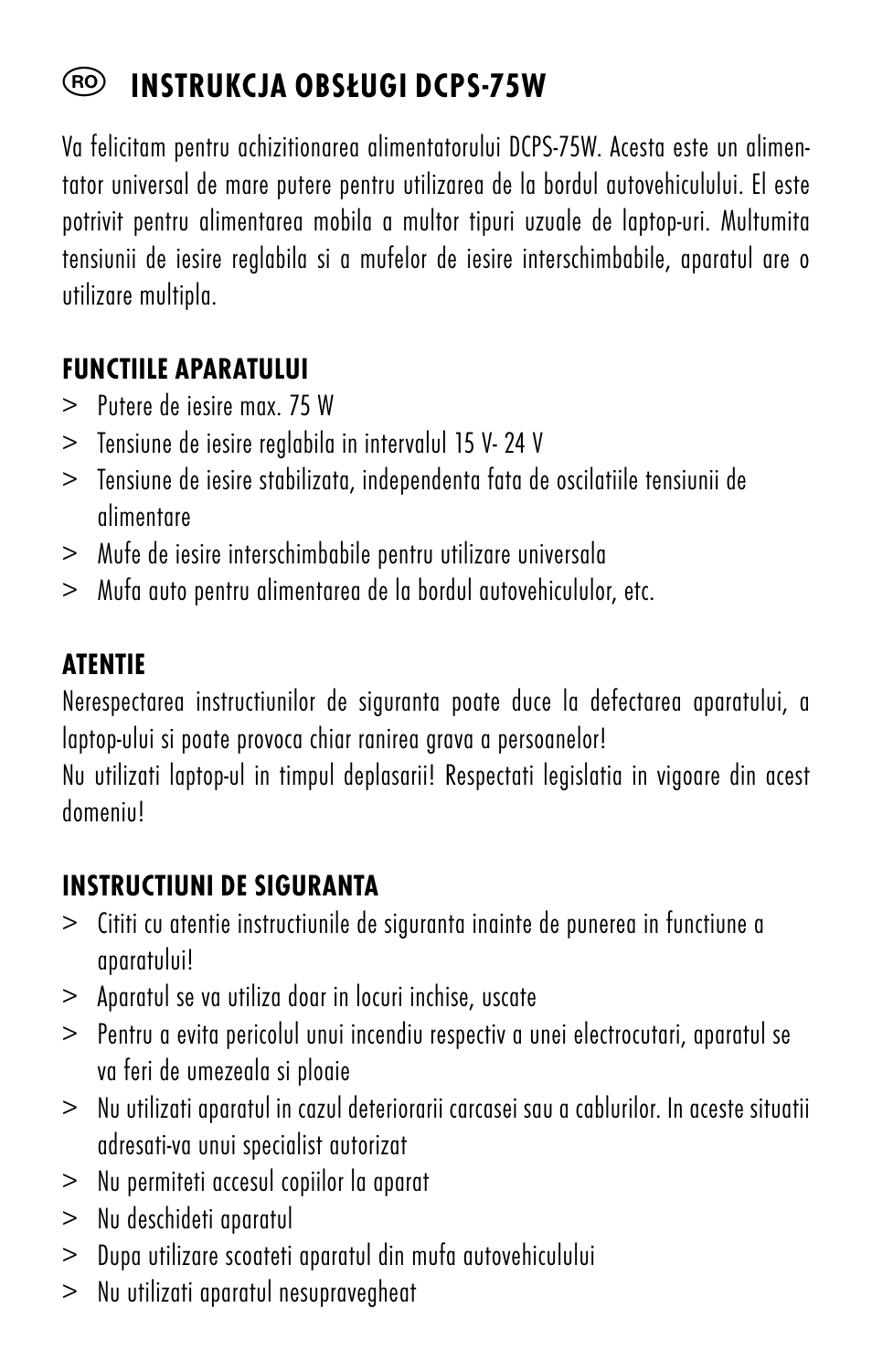 ANSMANN 1200-0006 DCPS 75W User Manual | Page 40 / 56