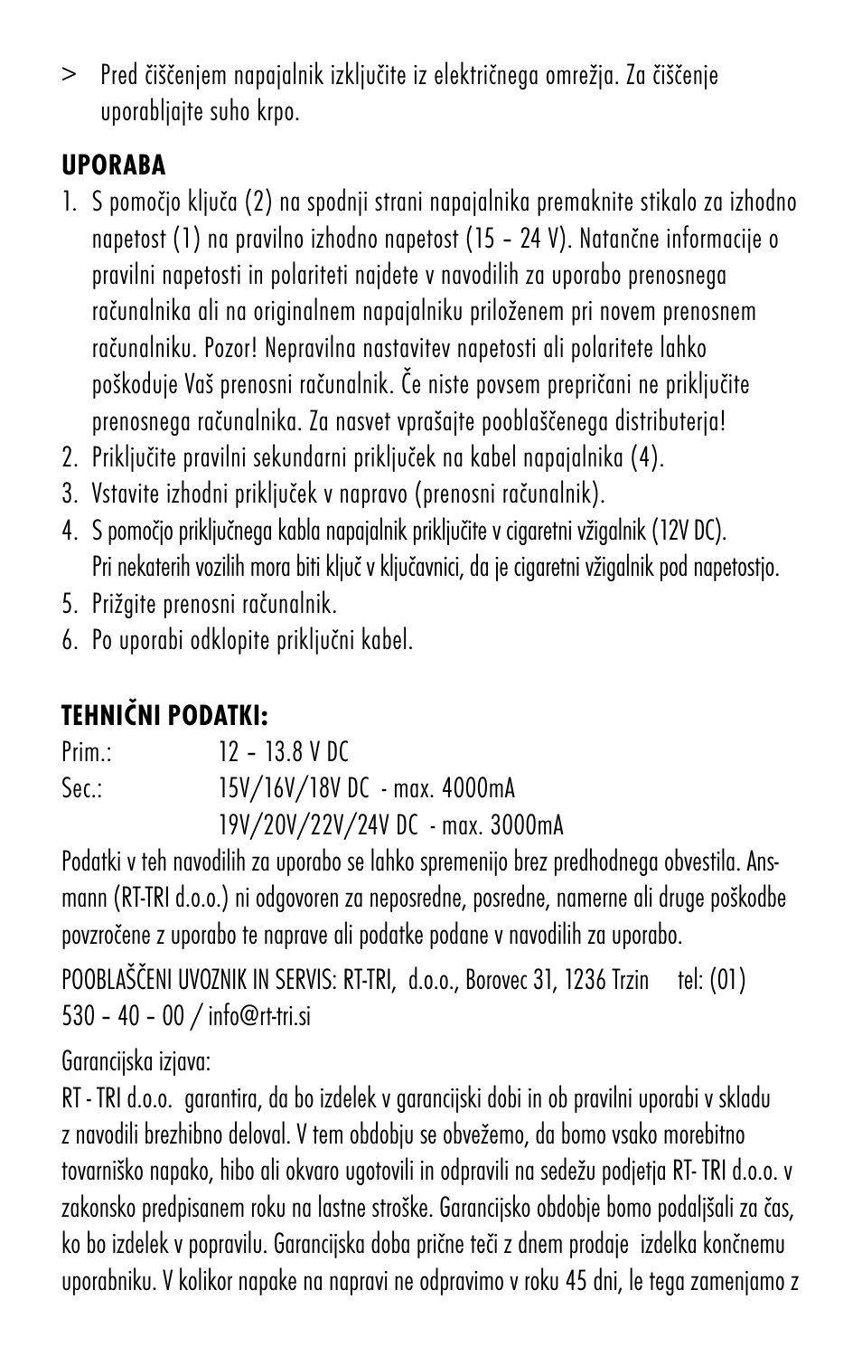 ANSMANN 1200-0006 DCPS 75W User Manual | Page 49 / 56