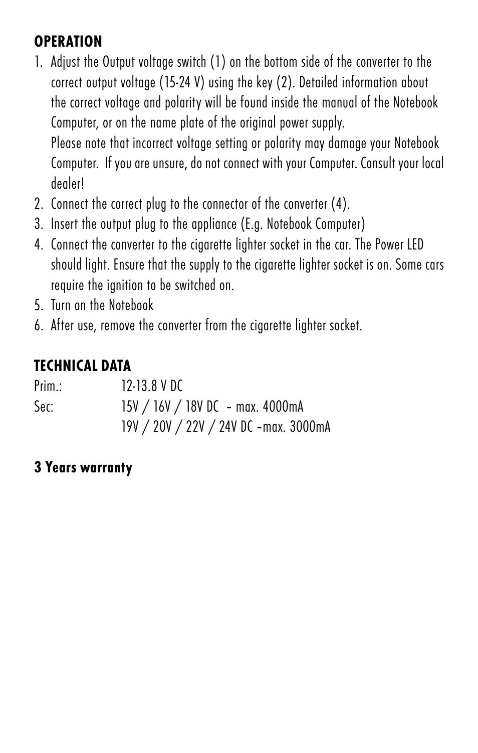 ANSMANN 1200-0006 DCPS 75W User Manual | Page 7 / 56