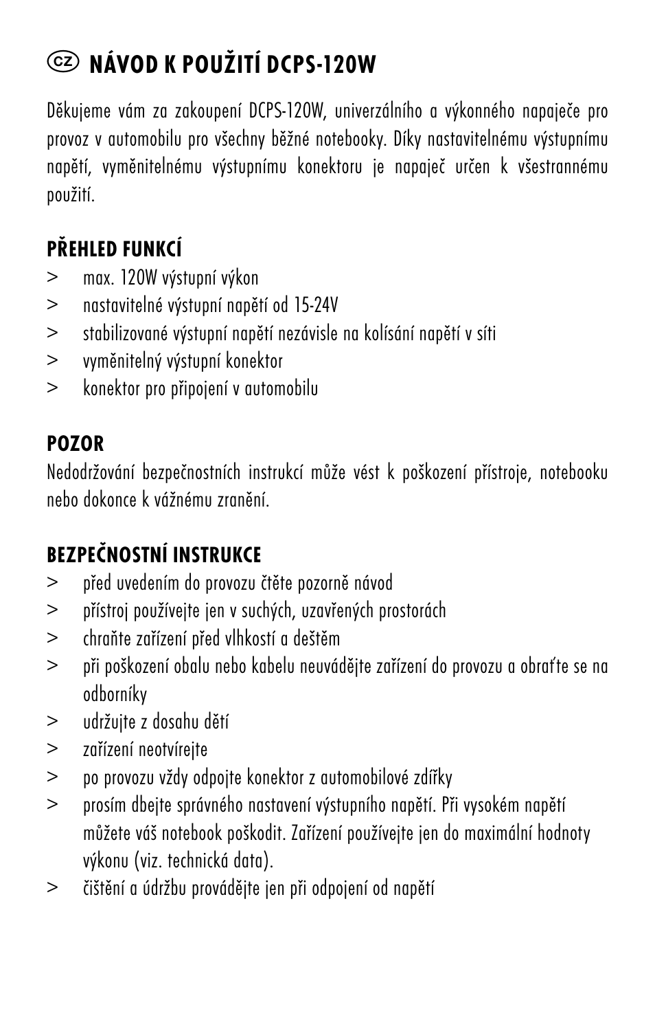 ANSMANN 1200-0008 DCPS 120W User Manual | Page 10 / 56