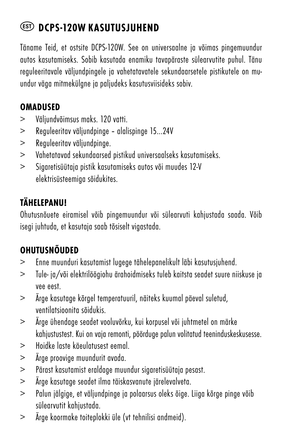 ANSMANN 1200-0008 DCPS 120W User Manual | Page 16 / 56