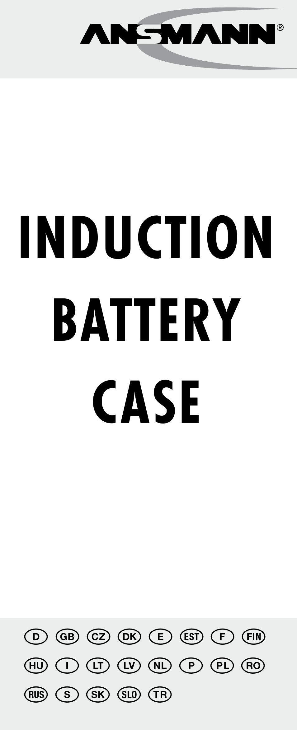 ANSMANN 1700-0006 Induction Battery Case User Manual | 28 pages