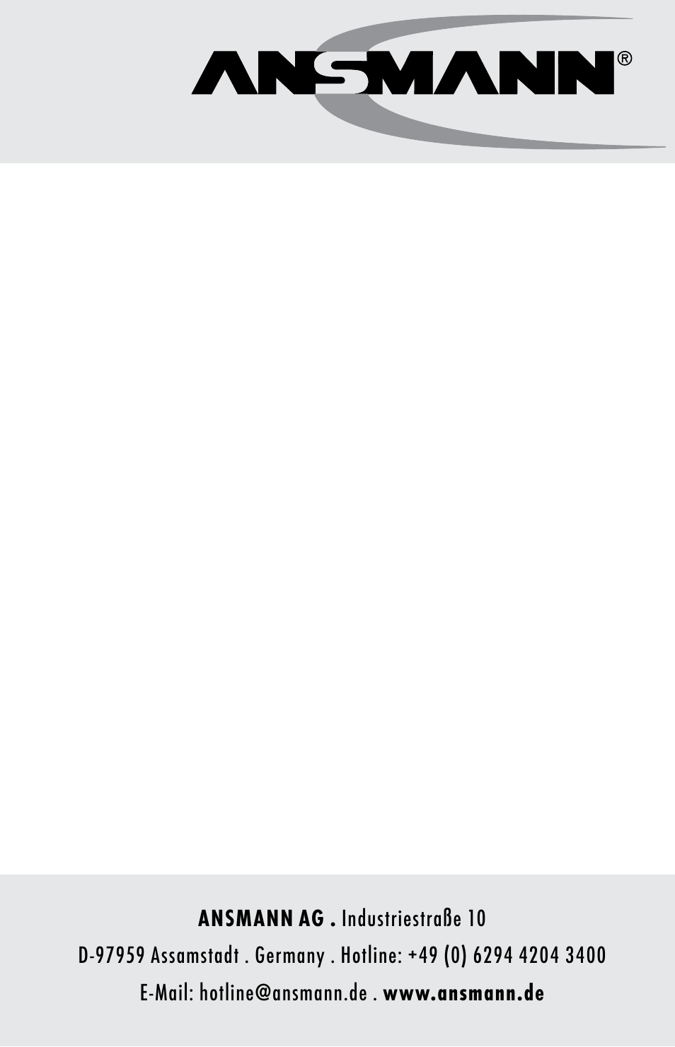 ANSMANN 5101103 RC1 User Manual | Page 32 / 32