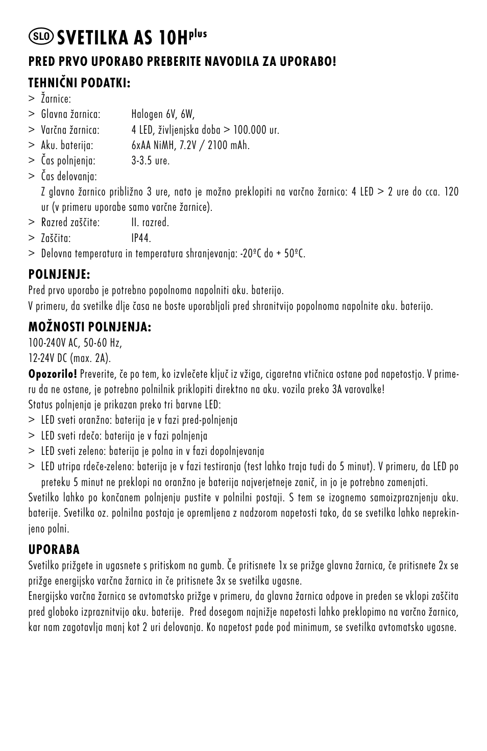 Svetilka as 10h | ANSMANN 5102133 AS 10Hplus User Manual | Page 28 / 32