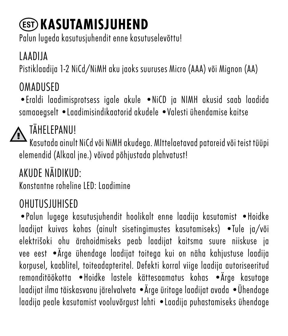 Kasutamisjuhend | ANSMANN 5107463 Smartset User Manual | Page 28 / 44