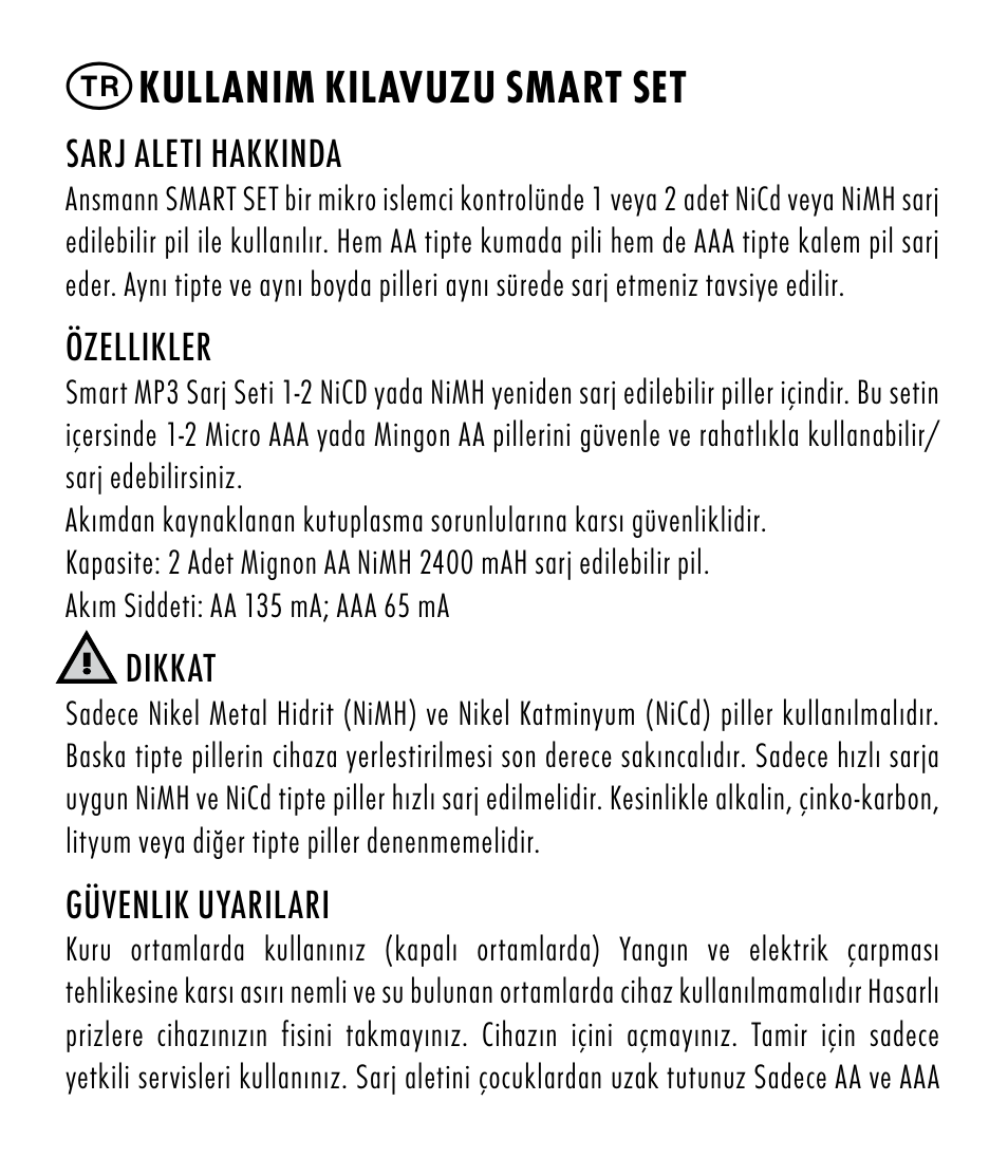 ANSMANN 5107463 Smartset User Manual | Page 36 / 44
