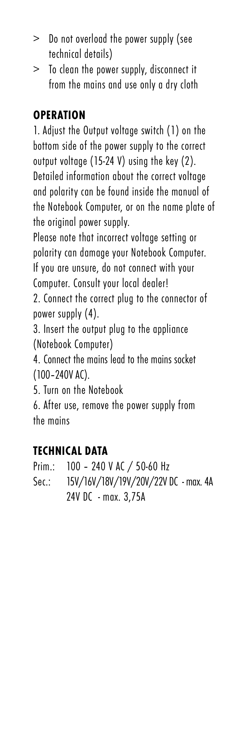 ANSMANN 5211003 ACPS 90W User Manual | Page 7 / 56