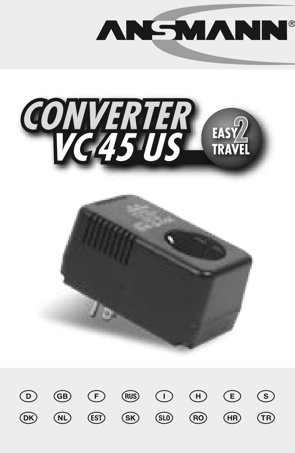 ANSMANN 5500022 VC 45 US User Manual | 36 pages
