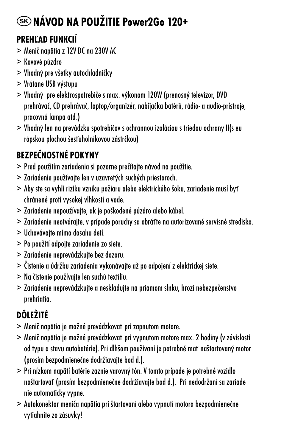 Návod na použitie power2go 120 | ANSMANN 5600003 Power2Go 120+ User Manual | Page 32 / 46