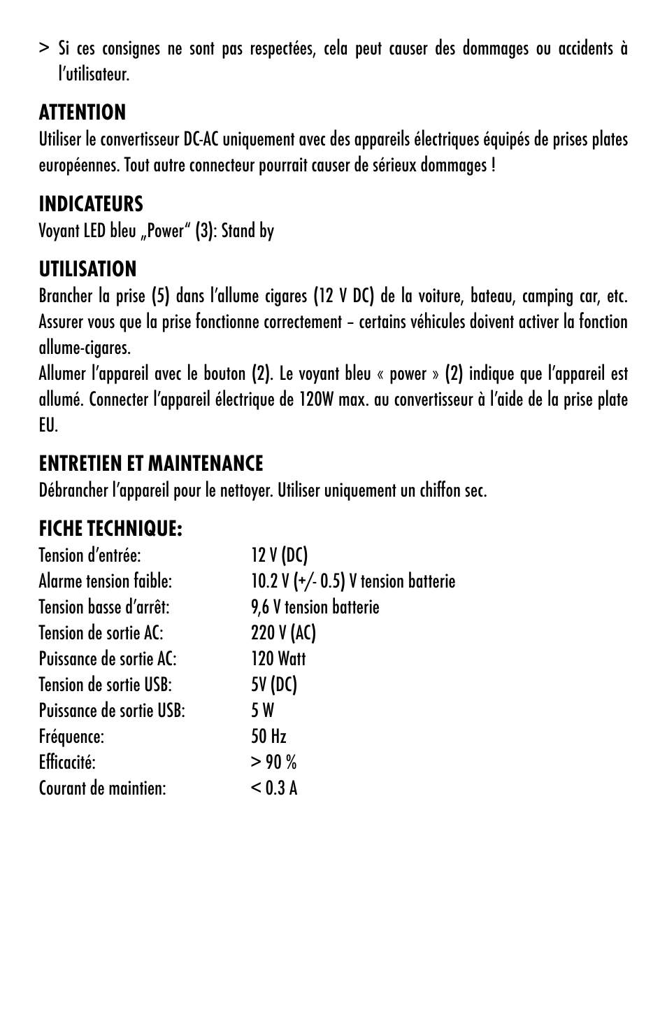 ANSMANN 5600003 Power2Go 120+ User Manual | Page 9 / 46