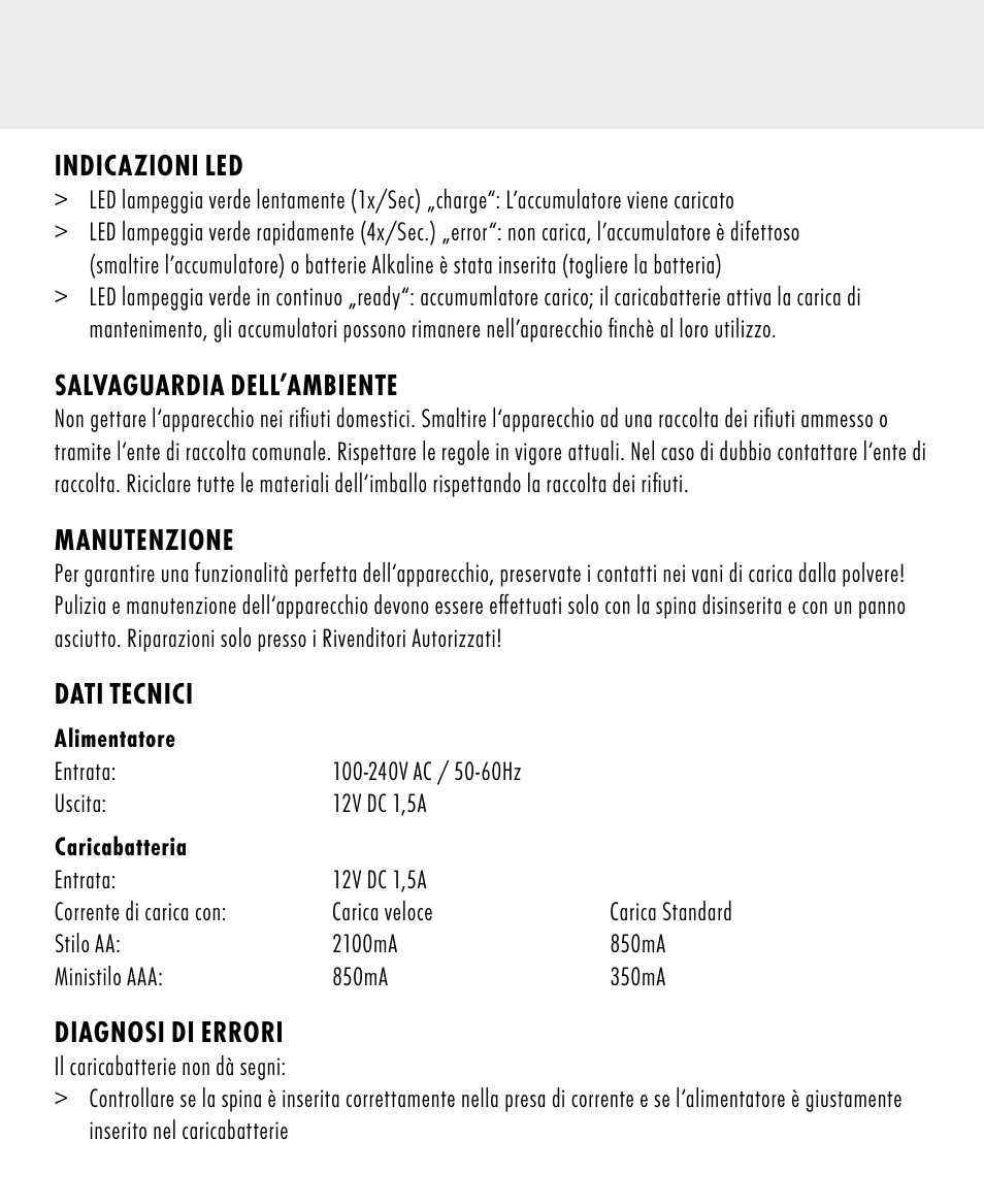 ANSMANN 5707144 Energy 4 speed User Manual | Page 20 / 76