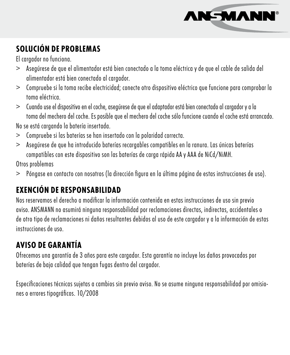 ANSMANN 5707144 Energy 4 speed User Manual | Page 29 / 76