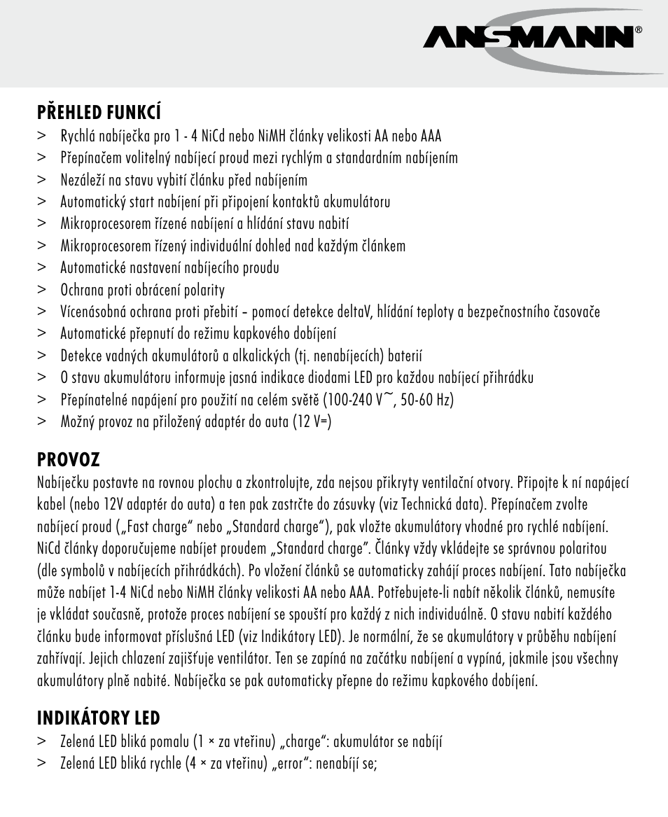 ANSMANN 5707144 Energy 4 speed User Manual | Page 51 / 76